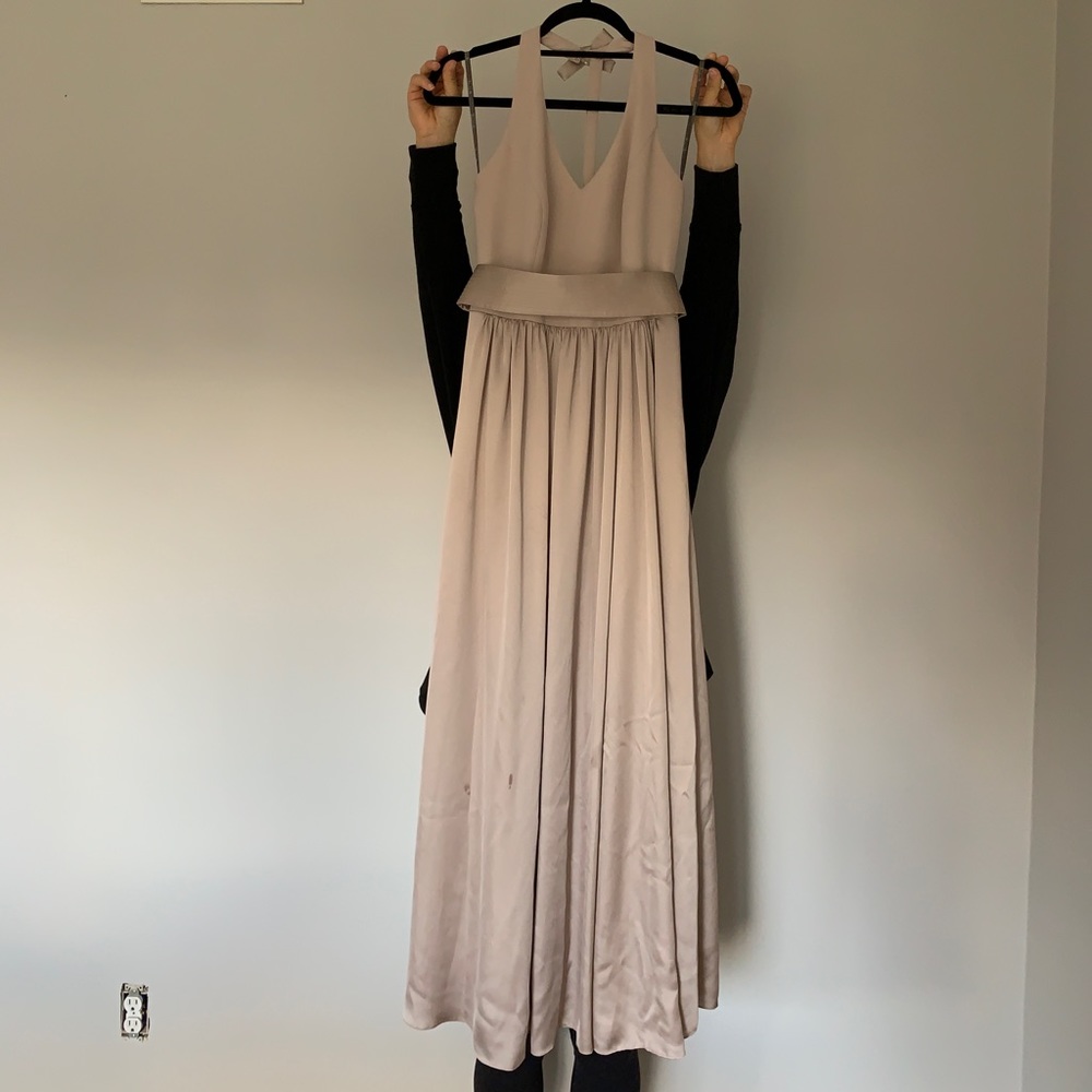David’s Bridal Vera Wang Biscotti bridesmaid dress